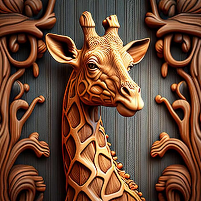 3D модель Знаменита тварина Жираф Медічі (STL)